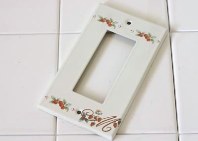 マニーロココ ホーロー スイッチカバー 3こ口