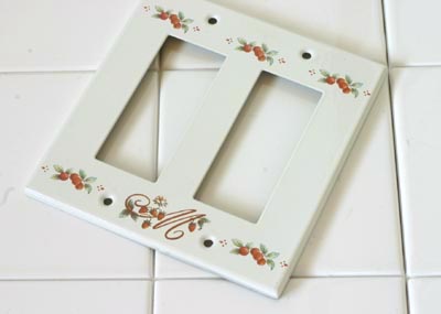 マニー レールデュロココ ホーロー スイッチカバー 6こ口(旧カラー)