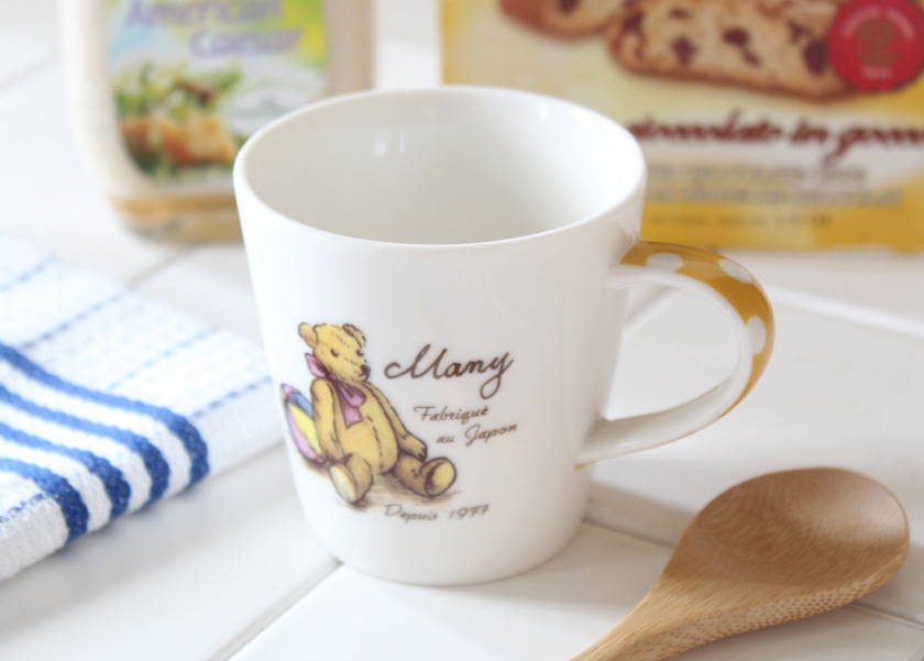 マニー テディベア 陶磁器 キッズマグ
