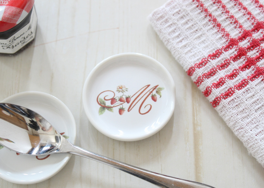 マニー レールデュロココ 陶器 スプーンレスト