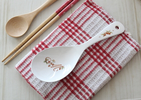 マニー レールデュロココ ホーロー とりわけスプーンМ