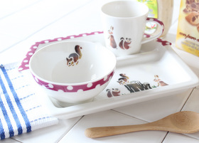 マニー レコルト 陶磁器 キッズボウル