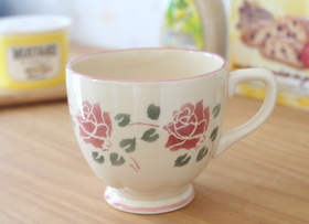 マニー セゾンドローズ 陶器 マグ