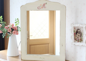 マニー レールデュロココ 木製品 スクエアミラー(旧カラー)