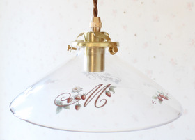 マニーロココ ガラス 傘型シェード(クリアー)(旧カラー)