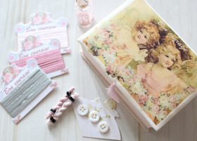 ボンクラージュ 布製品 ヴィクトリアンソーイングボックス