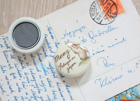 メゾンドマニー うさぎ 陶器 マグネット