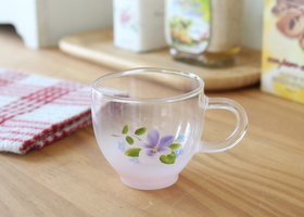 マニー ヴィオレ ガラス ミニティーカップ