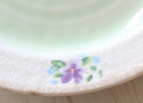 マニー ツートン・ヴィオレ 磁器 25cmプレート