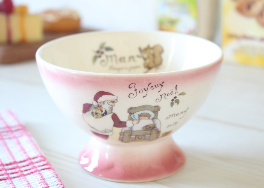メゾンドマニー クリスマス陶器 ベルオーレ(子供・レッド)