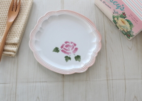 マニー フェリシエンヌ・ド・プランタン ローズ プレートM