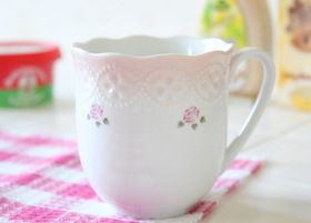 マニーローズ 陶器 ラ・プティ・ロザリエ マグ