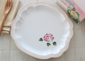 マニー フェリシエンヌ・ド・プランタン ローズ プレートL