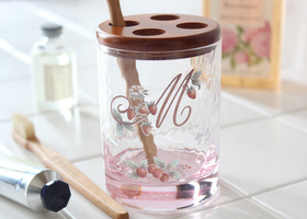 マニーロココ ガラス ハブラシスタンド(旧カラー)