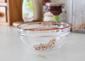 マニーロココ ガラス ボウルS
