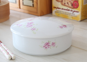 イマン かほり 陶器 重箱大(蓋付)