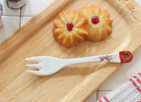 マニー レールデュロココ 陶器カトラリー デザートフォーク(旧カラー)