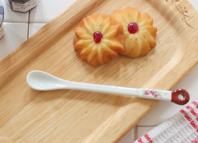 マニー レールデュロココ 陶器カトラリー ソーダスプーン