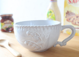 マニー GC ミュゲ・すずらん陶器 スープカップ