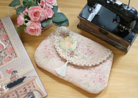 ボンクラージュ 布製品 ポーチ バラ