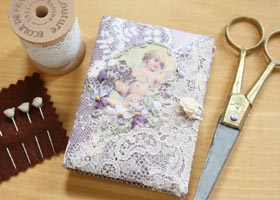 ボンクラージュ 布製品 ニードルブック スミレ
