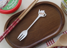 マニーロココ ホーロー ティーポット型フォーク