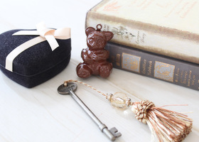 マニー オーナメントベル テディベア