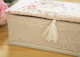 ボンクラージュ 布製品 リボン刺繍セット バラ