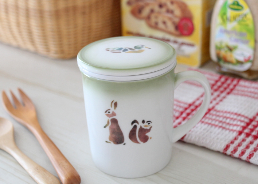 マニー レコルト 陶器 ルールデュテ ストレーナー付マグ