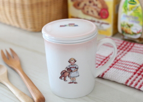 マニー プチメゾン 陶器 ルールデュテ ストレーナー付マグ