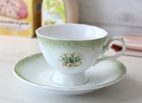 マニー シュクレ・ド・ミュゲ カップ&ソーサー