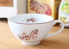 マニーロココ 陶器 ショワド デジュネマグ