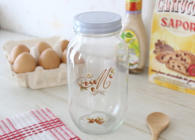 マニーロココ ガラス 密閉ビンL