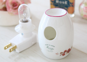 マニー レールデュロココ 陶器 フットアロマライト