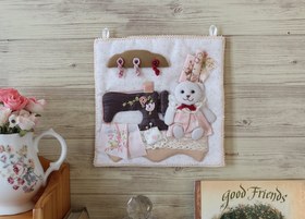 ボンクラージュ 布製品 ミシンベア・ミニタペストリー2