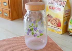 マニー ヴィオレ 木ふた ガラスボトルL