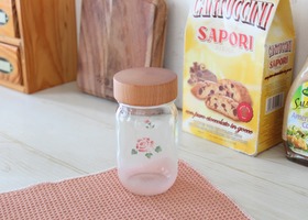 マニーローズ 木ふた ガラスボトルS