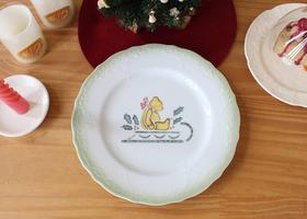 クリスマス・ベア 陶磁器 ケーキプレート