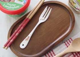 マニーロココ ホーロー ケーキフォーク