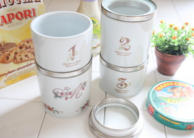 マニー ノンブル 陶器 クリアキャニスターS 3