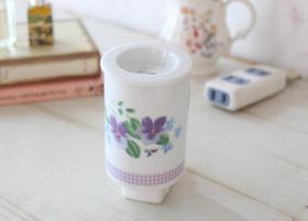 マニー カントリーチェック ヴィオレ 陶器 アロマライト