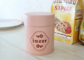 imane缶 アンティークマットピンク