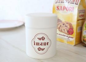 imane缶 アンティークマットホワイト