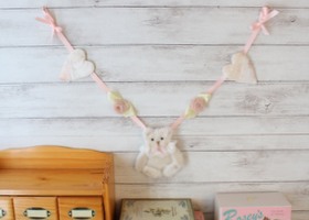 ボンクラージュ 布製品 ベアのオーナメント(ホワイト)