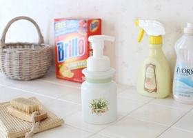 マニー カントリーチェック エルブ 陶器 フォームポンプ