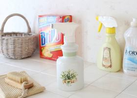 マニー カントリーチェック エルブ 陶器 スプレーボトル