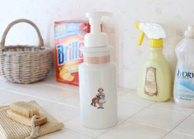 マニー カントリーチェック プチメゾン 陶器 ボディフォームポンプ
