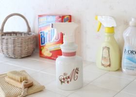 マニー カントリーチェック ロココ 陶器 スプレーボトル