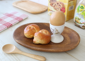 マニールプティデジュネ うさぎ 陶器 エッグカップ