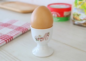 マニールプティデジュネ ロココ 陶器 エッグカップ